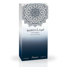 Load image into Gallery viewer, RASASI Marha Eau De Parfum Spray 100ML (3.38 OZ) Long Lasting Arabian Perfume for Men with Aromatic, Warm And Floral Notes - Captivating And Luxurious Masculine Fragrance for Day-to-Night Wear
