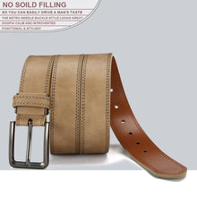 Load image into Gallery viewer, DOOPAI Men's Leather Belt - 1 3/8" Genuine Cowhide Dress Belt for Work, with Quick-Size Adjuster Golf &amp; Casual
