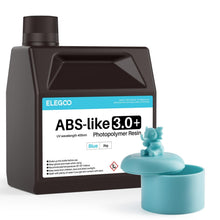 Load image into Gallery viewer, ELEGOO ABS-Like 3.0+ 3D Printer Resin Blue 2000g
