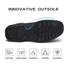 Load image into Gallery viewer, HEEZ Men's Loafers Casual Dress Shoes Slip On Shoes for Men Comfortable Business Work Shoes Black Size 10.5

