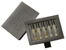 Load image into Gallery viewer, Robert Piguet L'Expérience Piguet Discovery Set | Includes Fracas, Casbah, V, Oud Délice and Notes, 0.08 Fl Oz
