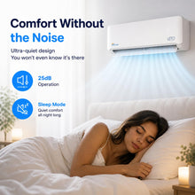 Load image into Gallery viewer, Senville LETO Series Mini Split Air Conditioner Heat Pump, 36000 BTU 208/230V, Inverter, Works with Alexa, 3 Ton, White
