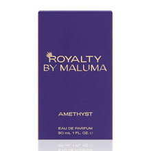 Load image into Gallery viewer, ROYALTY BY MALUMA Amethyst - Perfume for Women - Luxurious and Sensual Scent - Opens with Notes of Pink Orchid and Clementine - Perfect for Date Night or Evening Out - 1 oz EDP Spray
