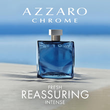 Load image into Gallery viewer, Azzaro Chrome Parfum - Fresh Aromatic Mens Cologne - Intense Fougère Citrus Fragrance - Notes of Bergamot - Lasting Wear - Masculine Clean Scent - Luxury Perfumes for Men - Travel Size, 1.6 Fl. Oz
