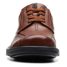 Load image into Gallery viewer, Clarks Men's Gessler Lace Oxford, Dark Tan Leather, 9.5
