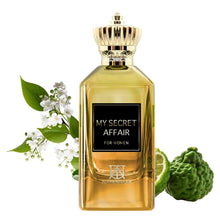 Load image into Gallery viewer, My Secret Affair Womens Perfume Long Lasting - Floral Women’s Fragrance, Jasmine, Orange Blossom, Freesia &amp; Lily - Inspired by J.PG's S.candal - Eau de Parfum-3.4 Fl Oz (100ml) Dubai Perfume for Women
