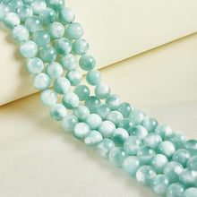 Load image into Gallery viewer, 45pcs 8mm Natural Malachite Sky Beads Gemstone Beads Round Loose Beads for Jewelry Making
