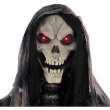 Load image into Gallery viewer, Haunted Hill Farm 7.0-Ft. Motion-Activated Rotting Reaper Animatronic
