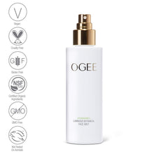 Load image into Gallery viewer, Ogee Rose Luminous Botanical Face Mist, Organic &amp; Vegan Skin Moisturizer, 90ml
