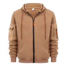 Load image into Gallery viewer, SHAOBGE Of Today Prime Today'S Deals Deals Of The Day Men'S Hoodies Quarter Zip Pullover Vintage Workout Running Active Hoodies With Pockets Sweatshirt 4-Khaki Large
