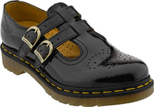 Load image into Gallery viewer, Dr. Martens Women's 8065 Mary Jane Flat, Black Patent Lamper, 8
