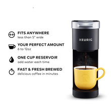 Load image into Gallery viewer, Keurig K-Mini Single Serve Coffee Maker, Black
