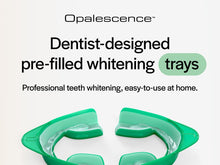 Load image into Gallery viewer, Opalescence Go 15- Prefilled Teeth Whitening Trays Kit - 15% Hydrogen Peroxide - (10 Treatments) Dentist Recomended - Made by Ultradent Products. Teeth Whitening Kit -Mint - 5194-1
