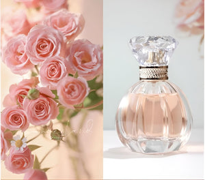 Eau de Parfum Spray for Women Eau Fraiche Eau de Toilette Perfumery Natural Floral Fragrance with Pure Long Lasting Elegant Refreshing Sweet Scent and Light Flavor 1.7 Ounce 50ml (Rose)