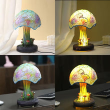 Load image into Gallery viewer, Joogour Painting Mushroon Lamp, Boho Mushroom Night Light，Retro Mushroom Table Lamp for Bedrooms Living Room Home Mushroom Decor Night Lamp
