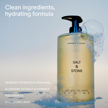 Load image into Gallery viewer, Salt &amp; Stone Body Wash with Antioxidants for Deep Moisture | For Women &amp; Men, Sulfate, Paraben, &amp; Dye Free, Leaving Skin Soft and Hydrated | Bergamot &amp; Hinoki 15.2 fl oz
