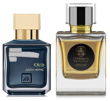 Load image into Gallery viewer, DiMilano Impressions of Designer Perfumes |Baccarat Rouge Extrait|540|Satin Mood| Cr. Aventus|Pheromenes|TFord Oud Wood (EDP) 1.7 oz. or 50 ml (Baccarat Rouge Satin Mood|Impression)
