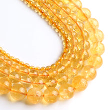 Load image into Gallery viewer, Songxi Beads 6mm Natural Citrine Beads for Jewelry Making 15inches Gemstone Beads for Bracelet Jewelry Bracelet Making ﻿
