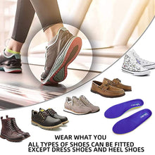 Load image into Gallery viewer, VALSOLE Heavy Duty Support Pain Relief Orthotics - 220+ lbs Plantar Fasciitis High Arch Support Insoles for Men Women, Flat Feet Orthotic Insert, Work Boot Shoe Insole, Absorb Shock with Every Step
