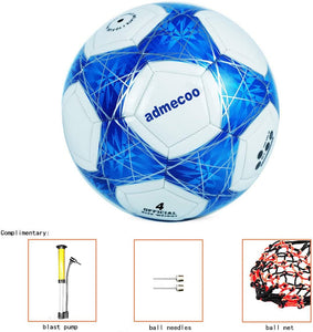 admecoo Light Up Soccer Ball Glow in The Dark Soccer Ball Size 4/5 with Needles and Pump Ball for Men Youth and Adult Night Games…