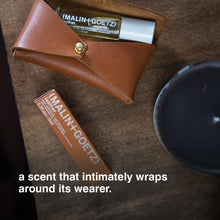 Load image into Gallery viewer, MALIN+GOETZ Leather Perfume Oil + Scented Candle Set | Vegan &amp; Cruelty-Free | notes of nostalgia
