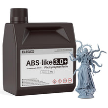 Load image into Gallery viewer, ELEGOO ABS-Like 3.0+ 3D Printer Resin Grey 2000g
