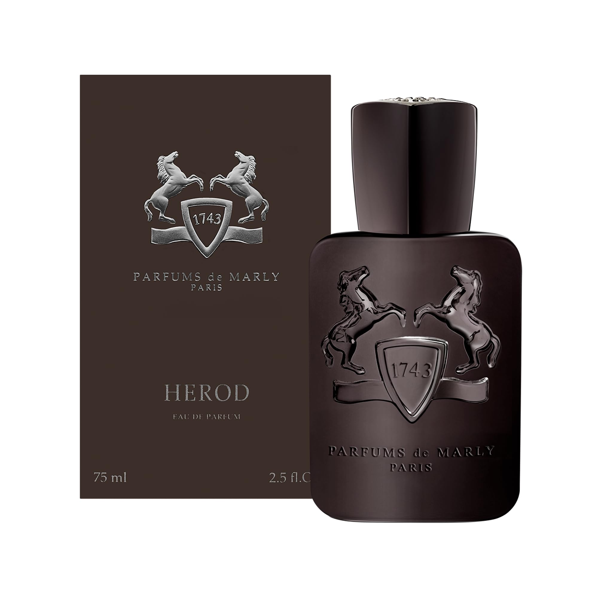 Load image into Gallery viewer, PARFUMS de MARLY - Herod - 2.5 Fl Oz - Eau De Parfum For Men - Top notes Cinnamon, Pepper - Heart notes Tobacco Leaf, Incense, Ciste, Osmanthus - Base notes Vanilla pods, Musk, Woody accord - 75ml