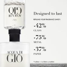 Load image into Gallery viewer, Armani beauty– Acqua di Giò – Eau de Toilette – Cologne Set for Men ($130 Value) – Full Size (1.7 Fl Oz) &amp; Travel Size (0.5 Fl Oz)
