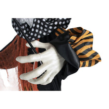 Load image into Gallery viewer, Haunted Hill Farm Life-Size Scary Talking Clown, Halloween Animatronic with Motion and Touch Activated Lights and Sounds, Battery Operated Indoor or Covered Outdoor Halloween Decorations

