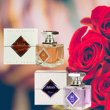 Load image into Gallery viewer, RASASI Abyan EDP (Couple Set) Men &amp; Women - 95 ML (3.2 oz) I Amber, Wood, Vanilla, Leather, Musk &amp; Woody I
