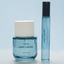 Load image into Gallery viewer, PHLUR Lost Cause Eau de Parfum - Full Size Perfume for Women &amp; Men Fragrance - Fresh Woody Floral Perfume with Bergamot, Apple, Jasmine &amp; Vanilla Orchid (50mL)
