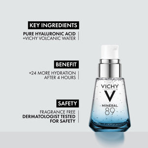 Vichy Bestsellers Duo, Skin Care Set, 16% Pure Vitamin C Serum & Mineral 89 Booster Hyaluronic Acid Serum, Facial Skin Care Kit for Brightening, Hydrating & Firming
