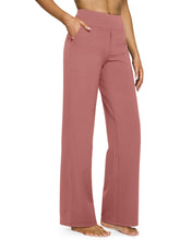 Load image into Gallery viewer, G4Free Women's Fashion Outfits Wide Leg Leggings for Women Flare Yoga Casual Sweatpants with Pockets Loose Palazzo Pants(Cameo,S,Regular)
