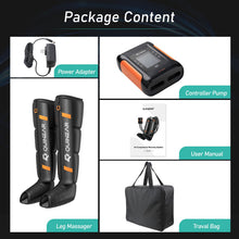 Load image into Gallery viewer, QUINEAR Professional Leg Recovery System, Cordless Air Compression Boots with Sequential Compression, Leg and Foot Massager, Fast Recovery Therapy for Athletes, FSA-HSA Eligible (Medium)
