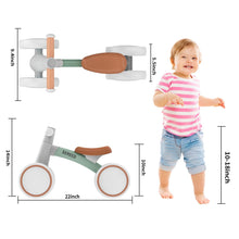 Load image into Gallery viewer, SEREED Baby Balance Bike for 1-2 Year Olds - 4 Wheels, First Bike for Toddlers, Birthday Gift (Green)
