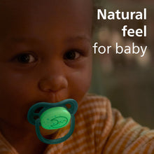 Load image into Gallery viewer, Philips Avent Ultra Air Pacifier - 4 x Light, Breathable Glow-in-The-Dark Baby Pacifiers for Babies Aged 6-18 Months, BPA Free with Sterilizer Carry Case, SCF376/08
