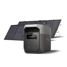 Load image into Gallery viewer, EF ECOFLOW Portable Power Station DELTA 3 MAX with 2x220W Solar Panel, 3400W X-Boost Output, Ultra-Fast 0-80% Charging in 1.13 Hr, Home Backup &amp; RV Camping
