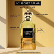 Load image into Gallery viewer, My Secret Affair Womens Perfume Long Lasting - Floral Women’s Fragrance, Jasmine, Orange Blossom, Freesia &amp; Lily - Inspired by J.PG's S.candal - Eau de Parfum-3.4 Fl Oz (100ml) Dubai Perfume for Women
