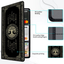 Load image into Gallery viewer, EDGFRTOIO Car Registration and Insurance Card Holder, Vehicle License Documents Glove Box Compartment Organizer Wallet, ID Card Holder for Car Essentials Automobile, Norse Mythology Viking
