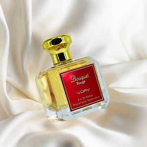 Vurv Bouquet Rouge Eau De Parfum For Women 100ML (3.4 OZ) Arabian Perfumes For Women With Bold, Spicy Blend of Saffron, Amberwood & Cedar, Long Lasting Womens Perfume for an Alluring, Woody Fragrance