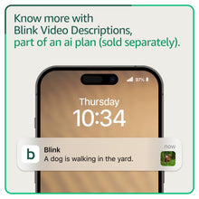 Load image into Gallery viewer, Blink Video Doorbell – Head-to-toe HD view, two-year battery life, and simple setup. Required Sync Module not included – Add-On (Black)
