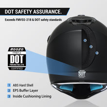 Load image into Gallery viewer, ROOZO Youth Kids Dirt Bike Helmet DOT Approved, Full Face Motocross Set
