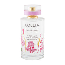 Load image into Gallery viewer, LOLLIA This Moment Eau de Parfum, 3.4 fl. oz. - Water Lily &amp; Sun Blossoms – Beautifully Captivating Perfume, Women’s Perfume, Eau de Parfum Spray for Women, Women’s Fragrance
