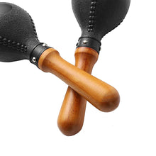 Load image into Gallery viewer, Percussion Maracas Pair of Shakers Rattles Sand Hammer Percussion Instrument with ABS Plastic Shells and Wooden Handles for Live Performances and Recording Sessions
