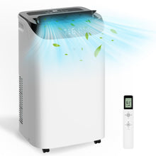 Load image into Gallery viewer, 14,000 BTU Portable Air Conditioner Cools Up to 700 Sq.Ft, 3-IN-1 Energy Efficient Portable AC Unit with Remote Control &amp; Installation Kits for Large Room, Campervan, Office, Temporary Space
