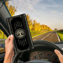 Load image into Gallery viewer, EDGFRTOIO Car Registration and Insurance Card Holder, Vehicle License Documents Glove Box Compartment Organizer Wallet, ID Card Holder for Car Essentials Automobile, Norse Mythology Viking
