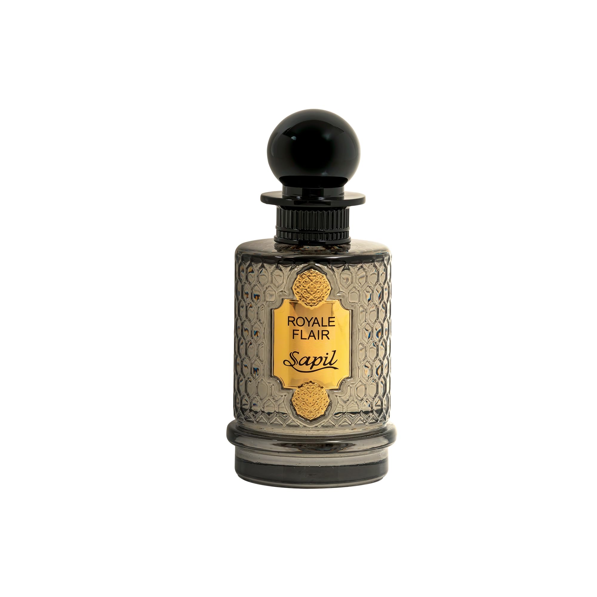 Load image into Gallery viewer, Sapil Royale Flair Eau de Parfum – Long Lasting Unisex Spicy Oud Perfume | Saffron, Amber & Oud Notes | Bold Luxurious Signature Fragrance | 3.4 oz / 100ml