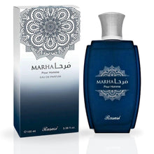 Load image into Gallery viewer, RASASI Marha Eau De Parfum Spray 100ML (3.38 OZ) Long Lasting Arabian Perfume for Men with Aromatic, Warm And Floral Notes - Captivating And Luxurious Masculine Fragrance for Day-to-Night Wear
