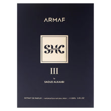 Load image into Gallery viewer, Armaf SHK III By Saoud Al Kaabi Extrait De Parfum For Him 100ml, Long Lasting Fragrance, Luxury Signature Scent, Chypre Floral Men’s Perfume With Bergamot, Lily &amp; Patchouli
