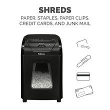 Load image into Gallery viewer, Fellowes Powershred 12 Sheet Cross-Cut Paper Home Office Paper Shredder, 19.50&quot; H x 9.69&quot; W x 13.44&quot; D
